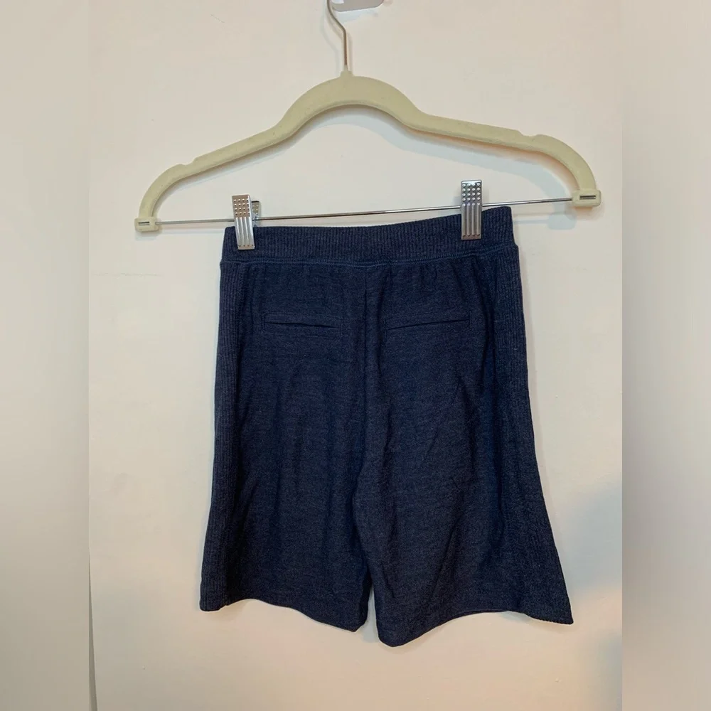 NWT Chaser Boys Cozy Knit Rib Panel Shorts in Navy - Picture 4 of 6